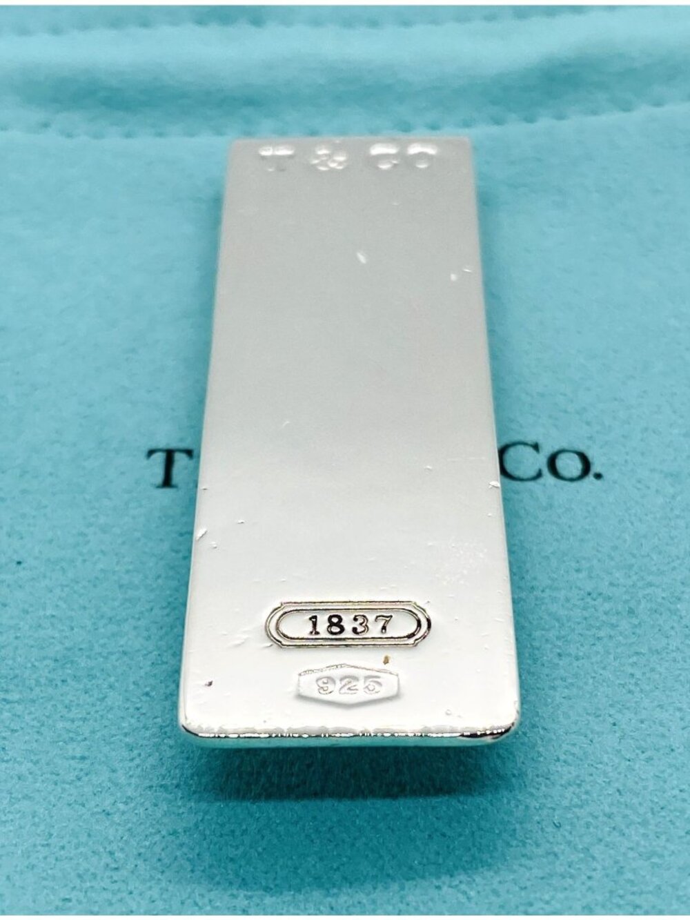 Tiffany & Co 1837 Money Clip Sterling Silver 925